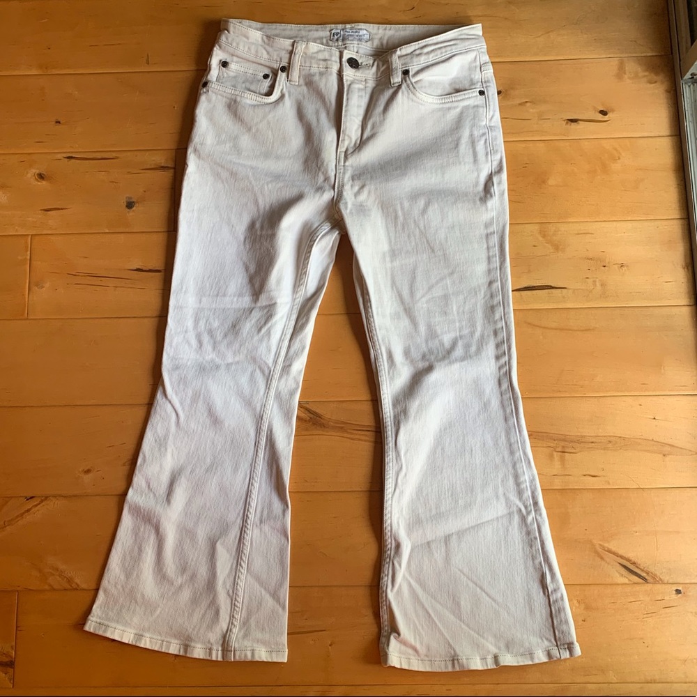 Free people cropped flares